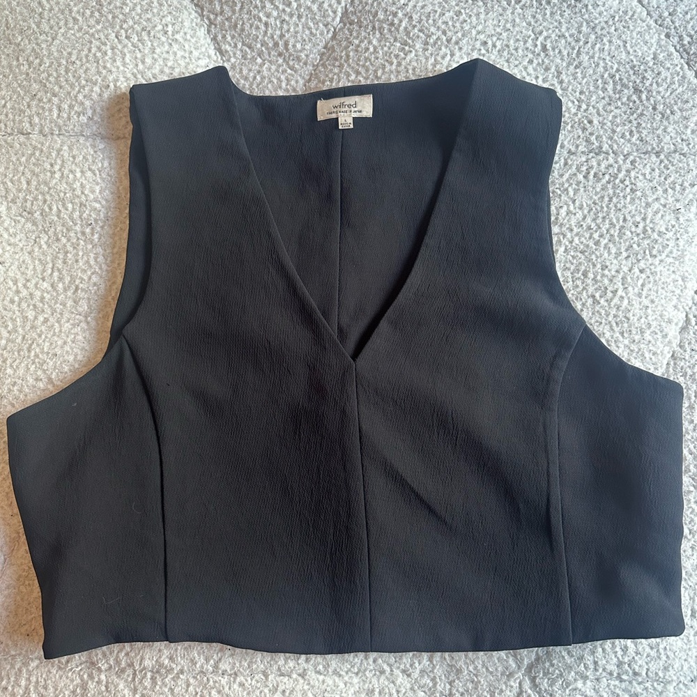 Wilfred Black Sleeveless Top